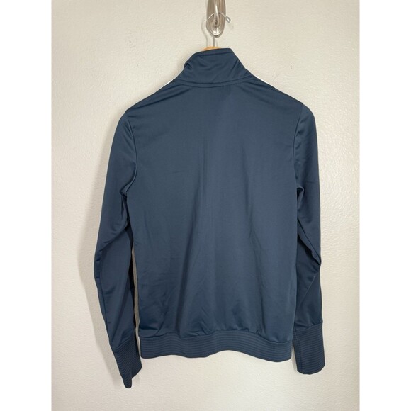 Nike Womens Pre Gamer Athletic Track Jacket Navy/White Sz‎ M Warmup Sports Retro - Picture 9 of 12